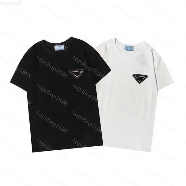 

2022 mens fashion t shirt designers men clothing black white tees short sleeve women's casual hip hop streetwear tshirts, White;black