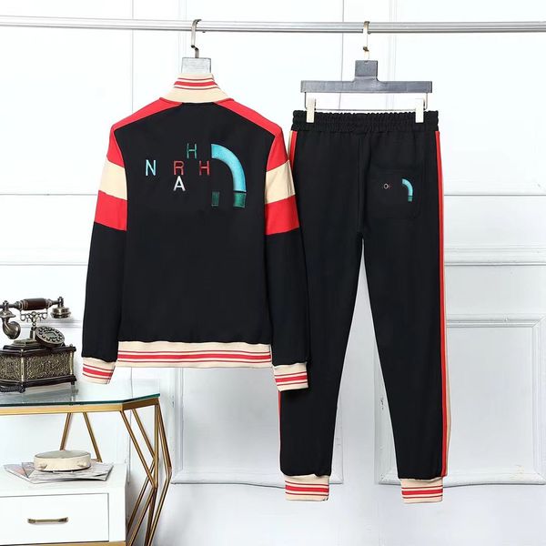 

2023 new designers mens tracksuits fashion brand men running track suit spring autumn men's two-piece sportswear casual style suits 003, Gray