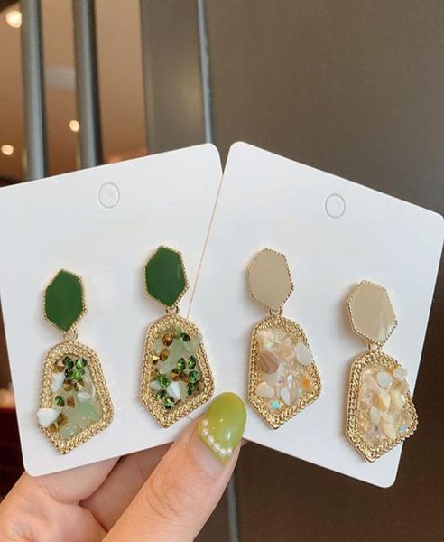 

s925 silver morandi french light luxury natural stone earrings palace retro emerald earrings earrings jewelry4308827