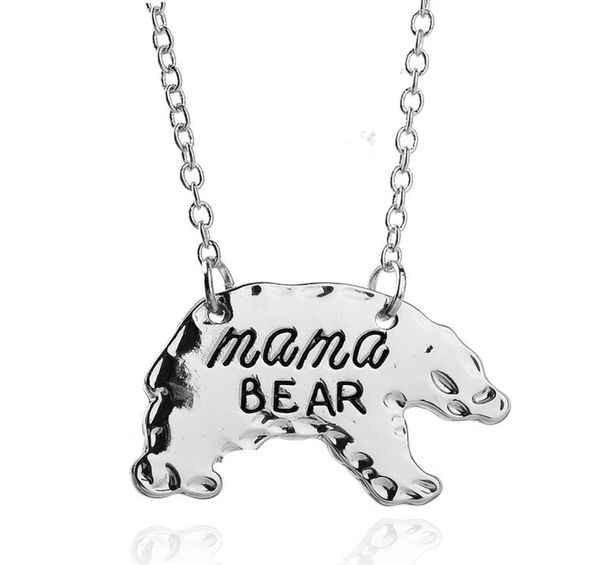 

mama wolf mama bear polar bear animal pendant necklaces gold silver mother necklace mothers day gift ps08969797435