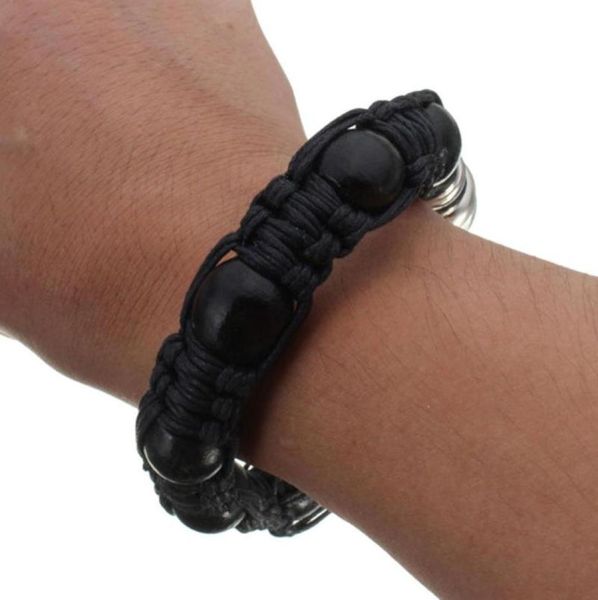 

charm bracelets fashion knotting beaded tobacco pipe handwoven bracelet bangle jewelry8557083, Golden;silver