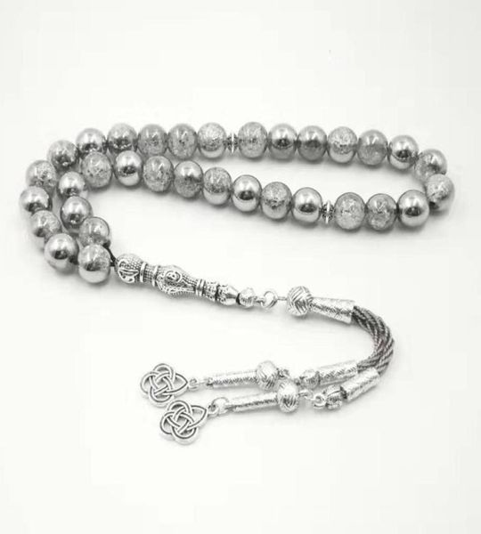 

beaded strands 2021 style crystal tasbih special islamic tesbih 33 45 66 99 prayer beads design misbaha tassels muslim rosary19610164, Black