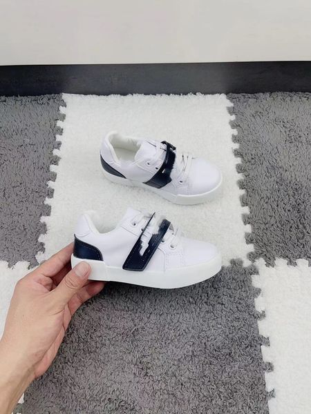 

kid shoe designer boy basketball sneaker genuine leather toddler white girls fashion athletic walking shoes wholesale send with box, Black;red