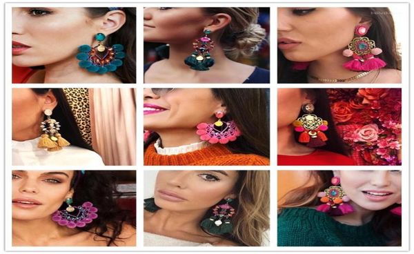 

2019 long pendant tassel statement earrings boho shiny drop dangle earrings for women wedding charm fringed bijoux16892268, Silver