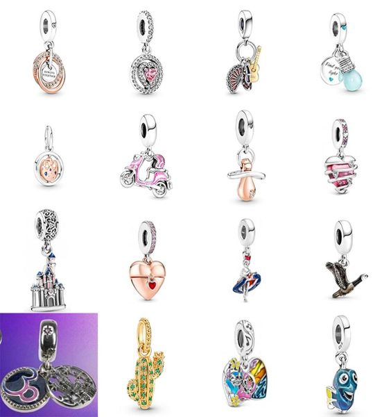 

new 2021 100 925 sterling silver 780797c01 791476c01 and luxurious diy women original bracelet fashion jew elry gift17101160, Black