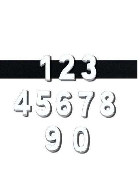 

whole 100pcslot 8mm chrome smooth number 0 9 slide charm diy accessories fit for 8mm phone strips7720450, Bronze;silver