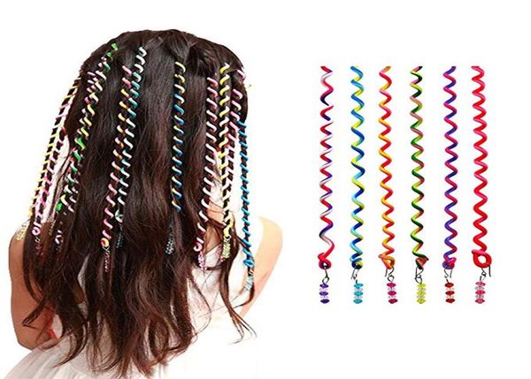 

pack of 6 rainbow color headband women girl hair styling er clip braider tool diy accessories2214221