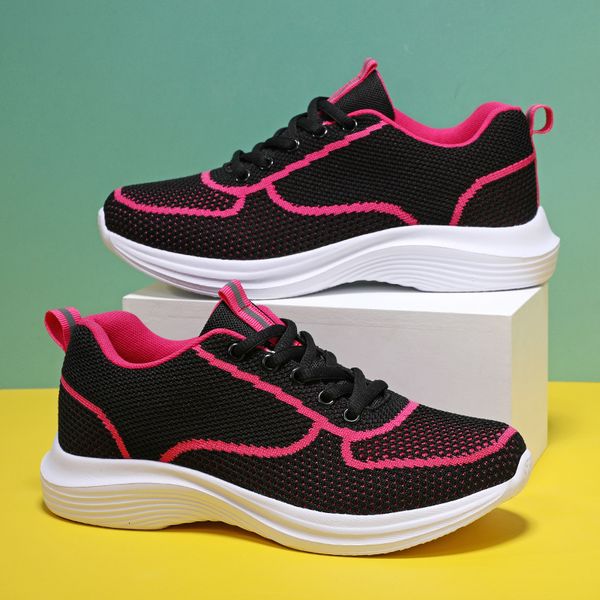 

sandals sneaker 's shoes tennis casual thick sole mesh breathable 230714, Black