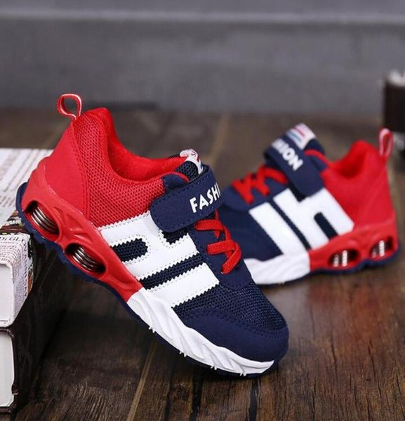 

new design children sports shoes boys girls spring damping outsole slip patchwork breathable kids sneakers child running shoes g511751020, Black