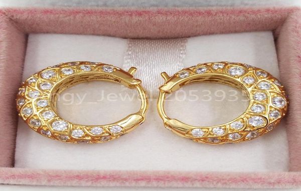 

andy jewel authentic 925 sterling silver studs sparkling pattern hoop earrings fits european p style studs jewelry 268745c019059000, Golden;silver