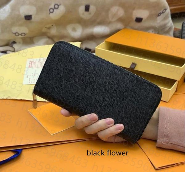 

fashion flowers designer zipper louiseity viutonity wallets luxurys men women leather bags classic letters coin purse original box plaid car, Red;black