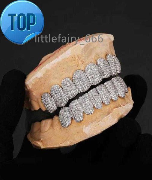 

exclusive customization moissanite teeth grillz iced out hop 925 silver decorative braces real diamond bling tooth grills for men 1520787, Black