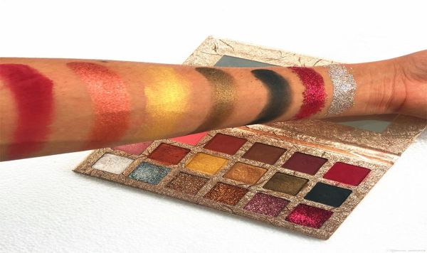 

whole no logo cosmetic 18 colors shining glitter makeup eyeshadow matte and shimmer high pigment make up eye shadow palettes8030247