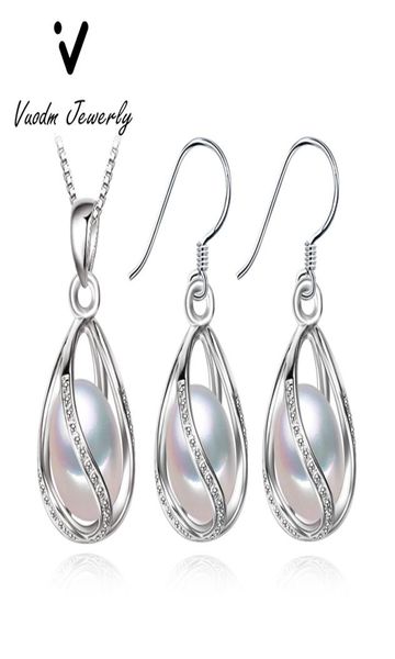 

dangle chandelier 925 sterling silver jewelry natural pearl pendant women039s cage earrings8061268