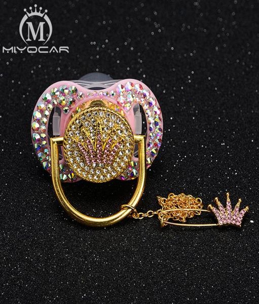 

miyocar all bling colorful unique bling pacifier dummy pacifier clip bpa pass unique beautiful set5752547