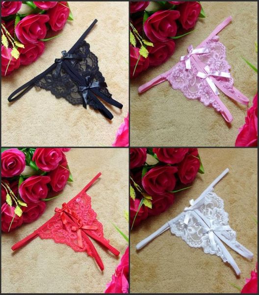 

new crotchless knicker shorts panties lingerie underwear open crotch pants briefs fabric ultra thin intimates gstring front 5246408, Red;black