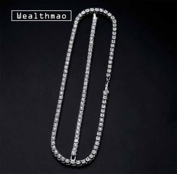 

5mm men039s hip hop bling bling iced out tennis chains 1 row necklaces bracelet crystal luxury silver gold color men chain jewe9186723