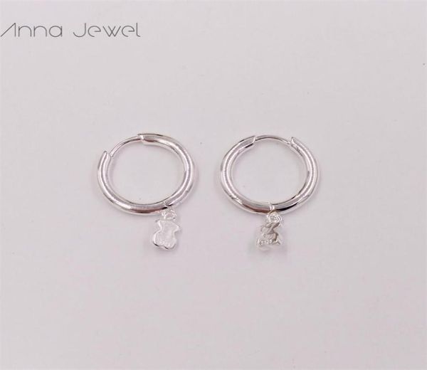 

bear jewelry 925 sterling silver girls to us dangling boho earrings for women charms set wedding party birthday gift earring luxu8766096