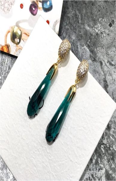 

2021 not faded classic earrings for women 18k gold plated diamond dangle earings round wedding gift fashion charm accessories with6368059, Silver