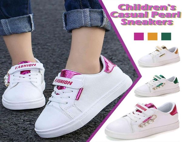 

children sneakers girls princess boys sports running shoes casual breathable kids white pearl soft sneaker tenis infantil 943130736, Black