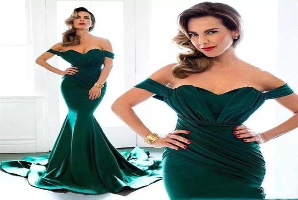 

mermaid prom dresses off shoulder arabic sweep train long dresses evening wear party gowns vestidos de novia custom made2096111, Black
