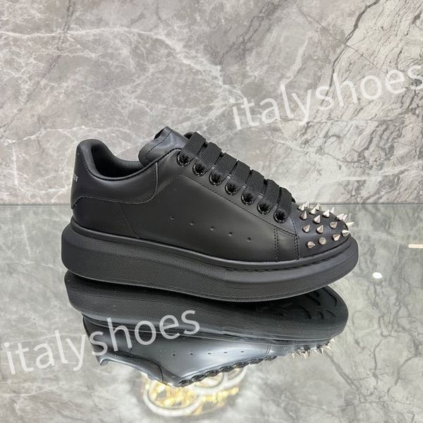 

2023 casual shoes lace-up running trainers woman shoe sneakers white women travel leather lady thick soled designer platform sneaker xsd2211, Black