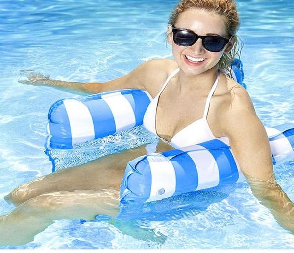

floating water hammock float lounger toys inflatable bed chair swimming pool foldable floats tubes4000780
