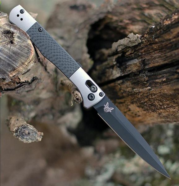 

spear 4170bk auto 395quot folding knife carbon s90v black benchmade camping point blade aluminum outdoor with fact fiber inlay9225086