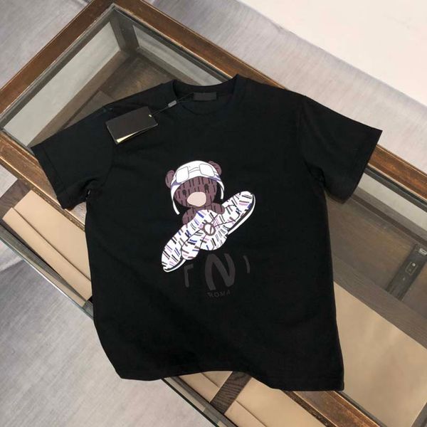 

mens designer t-shirt brand fashion luxury black letter shirt printed shirt embroidery short sleeve cotton t-shirt women short men short set, White;black