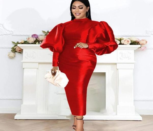 

casual dresses turtleneck long lantern bodycon dress party women evening elegant slim shiny prom wedding night club african9100987, Black;gray