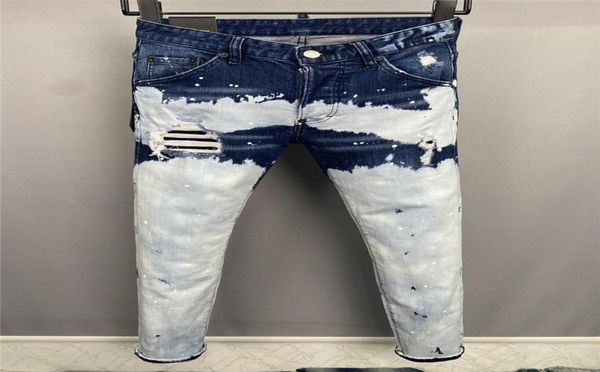 

italian jeans fashion european and american men039s casual jeans highend washed hand polished quality optimized 098384625674, Blue