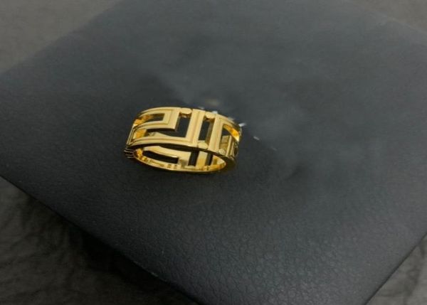

luxury brand ring 18k gold plated brass never fade design exquisite gift official reproductions jewelry 2022 new 5a ba6200347, Silver
