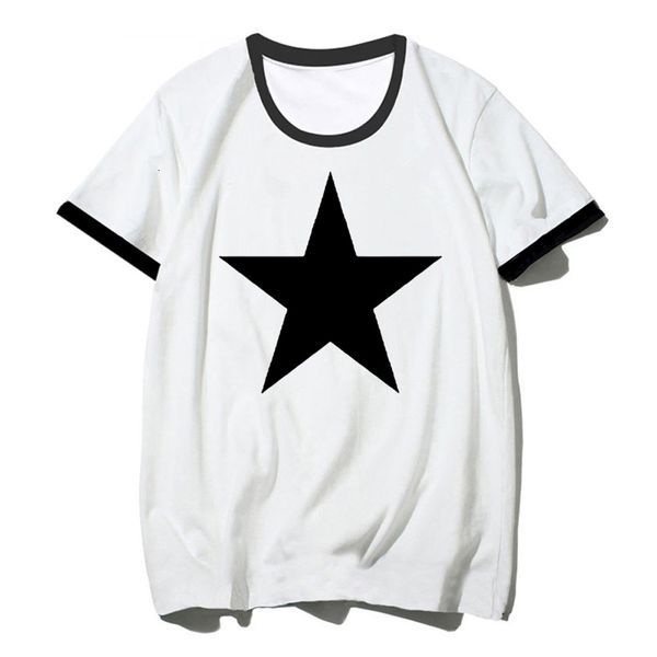 

women's t shirt star print tee women japanese funny summer girl streetwear graphic harajuku clothing 230714, White