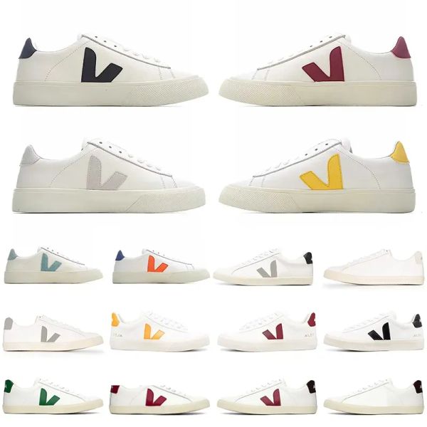 

new veja campo shoes classic casual shoes white fashion style original low-couples sneakers outdoor shoes designer women men sneakers, Black
