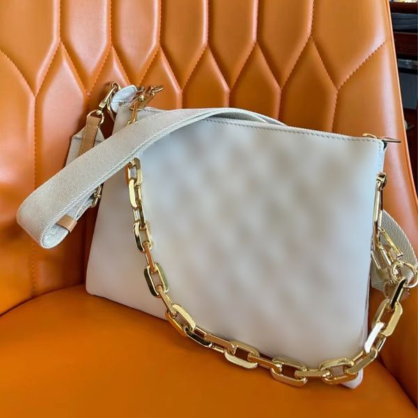 

womens chain strap cross body coussin m57790 hobo bags clutch tote purse and handbags mens genuine leather fashion bag square shoulder luxur