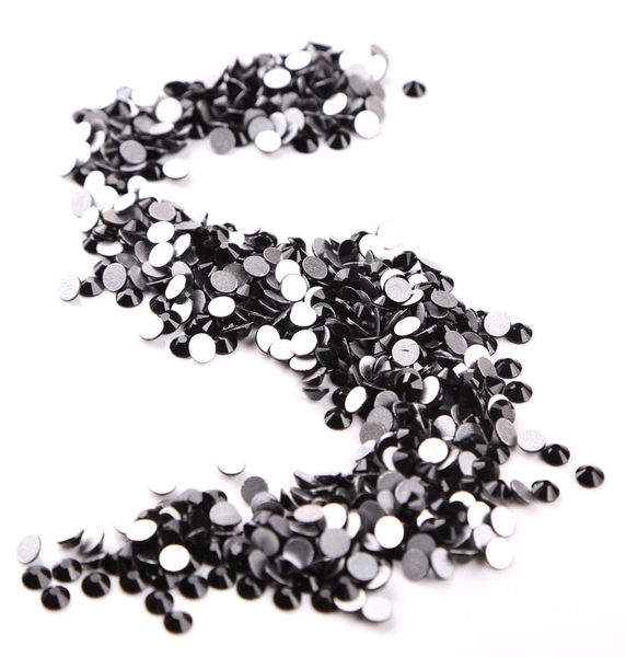 

jet black 1440 pieces ss12 non fix rhinestones glass stones crystal flat back rhinestones iron on for shoes safe packaging6718811, Silver;gold