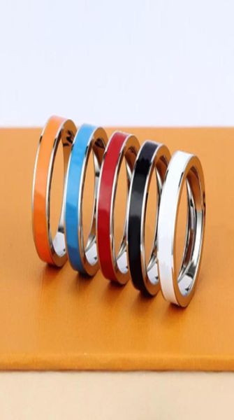 

designer ring mens band rings luxury jewelry women titanium steel alloy goldplated craft gold silver rose never fade not allergic9361486