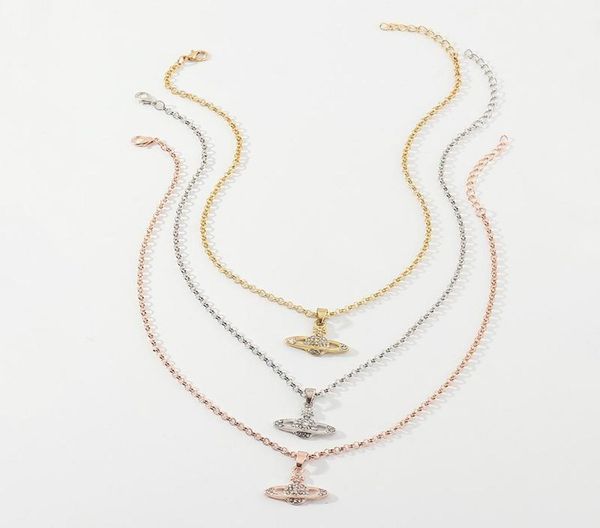 

pendant necklaces women chain wedding charm choker jewelry set gift2424536, Silver