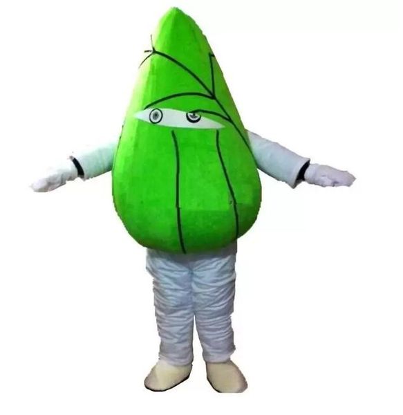 

2023 green dumplings mascot costumes fancy dress real p, Red;yellow