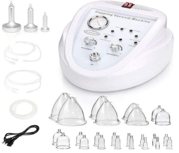 

breast enlargement pump body shaping massager butt lift vacuum machine 24 cups suction massage skin lifting treatment massager sal1603419