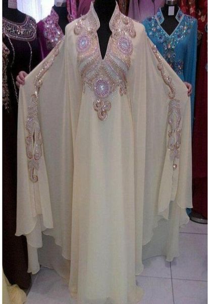

2018 kaftan dubai evening dress vestido de festfancy farasha abaya jalabiya islamic crystal long sleeves arabic formal prom dresse4899431, Black;red