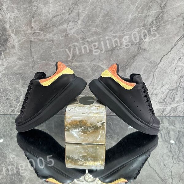 

2023 luxurys designer flat sneaker trainer casual shoes denim canvas leather letter fashion platform mens womens low sneakers size 35-46 xsd, Black
