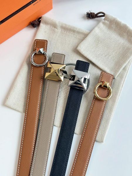 

designer belts men designer brand luxury double buckle belts women's fashion leather belts for men classic casual double-sided waistban, Black;brown