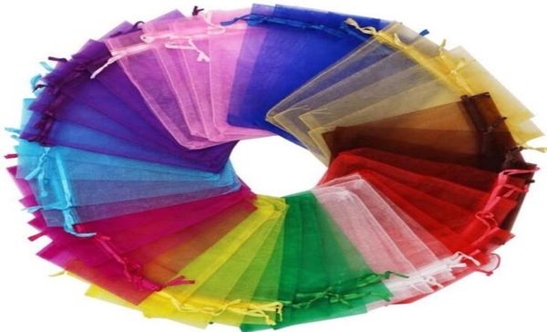 

organza sheer gift candy bags wedding favor organza pouch jewelry party xmas gift bags 5x7cm7x9cm9x12cm10x15cm11x16cm gc1723677400, Pink;blue