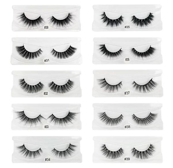 

3d mink false eyelashes natural thick eyelashes 1pack whole05740503