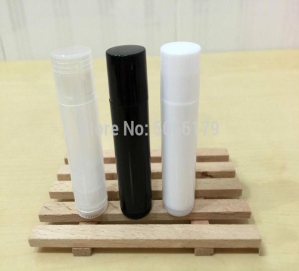 

5mlg blackwhitetransparent cosmetic lip balm tube plastic makeup beauty tool lipstick container concealer storage bottle9597551