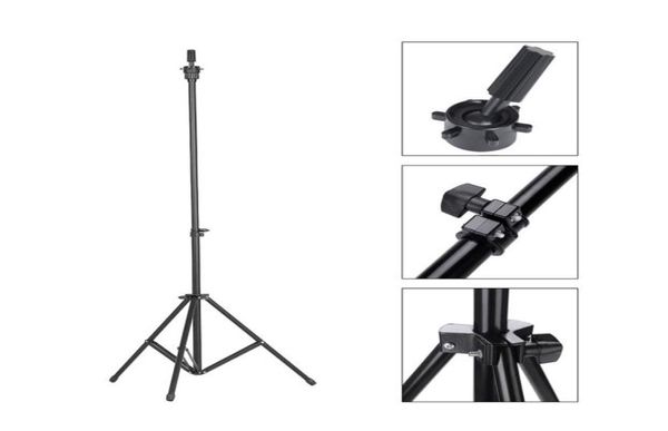 

abody adjustable tripod stand holder hairdressing training head mold mannequin holder salon hair clamp1941849