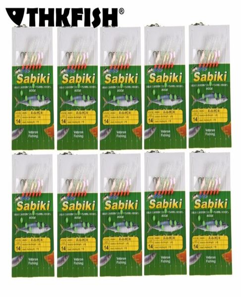 

10 packs 60pcs 1020 fishing sabiki rigs saltwater fishing sabiki bait lure fish skin baits rigs fishing jig lures 2010304057614