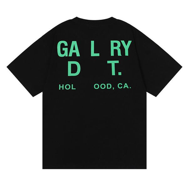 

2023 galleryse depts shirts mens women designer t-shirts galleryes cottons man casual shirt luxurys clothing street shorts sleeve clothes p, White;black