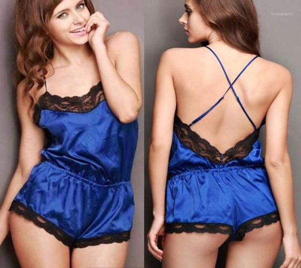 

robe de nuit femme homewear spandex lace sleepwear lingerie plus size lace v neck temptation nightdress night dress19067034, Black;red